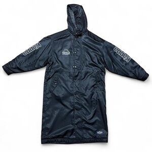 Very Rare Kappa Full Length Waterproof Rain Jacket Sherpa Lined Sized XL Mint